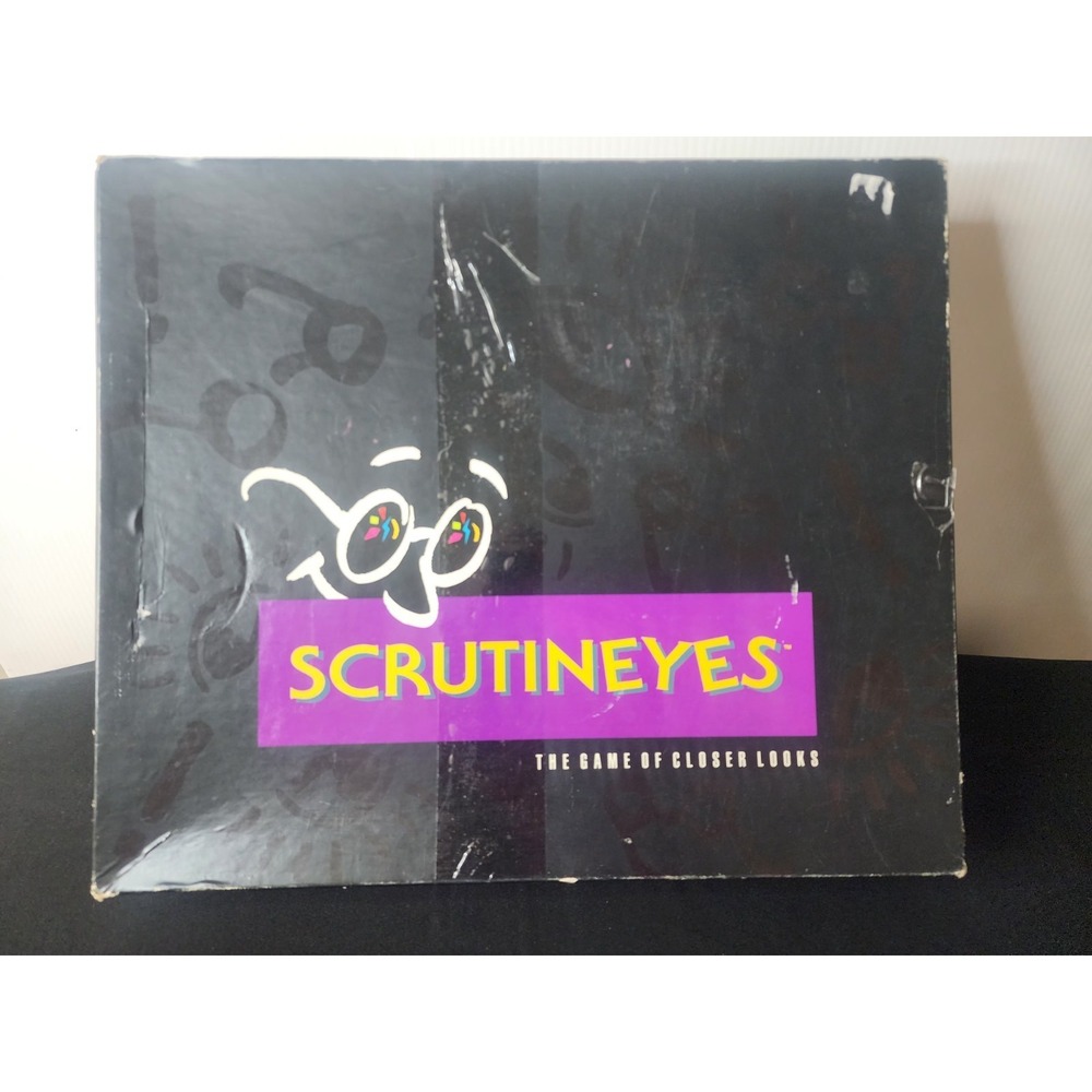 Scrutineyes 1992 Complete Game of Closer Looks Mattel Hersch